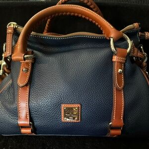 Dooney & Bourke Pebble Grain Black Satchel - 2 day use!